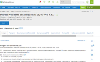 alert articolo legge